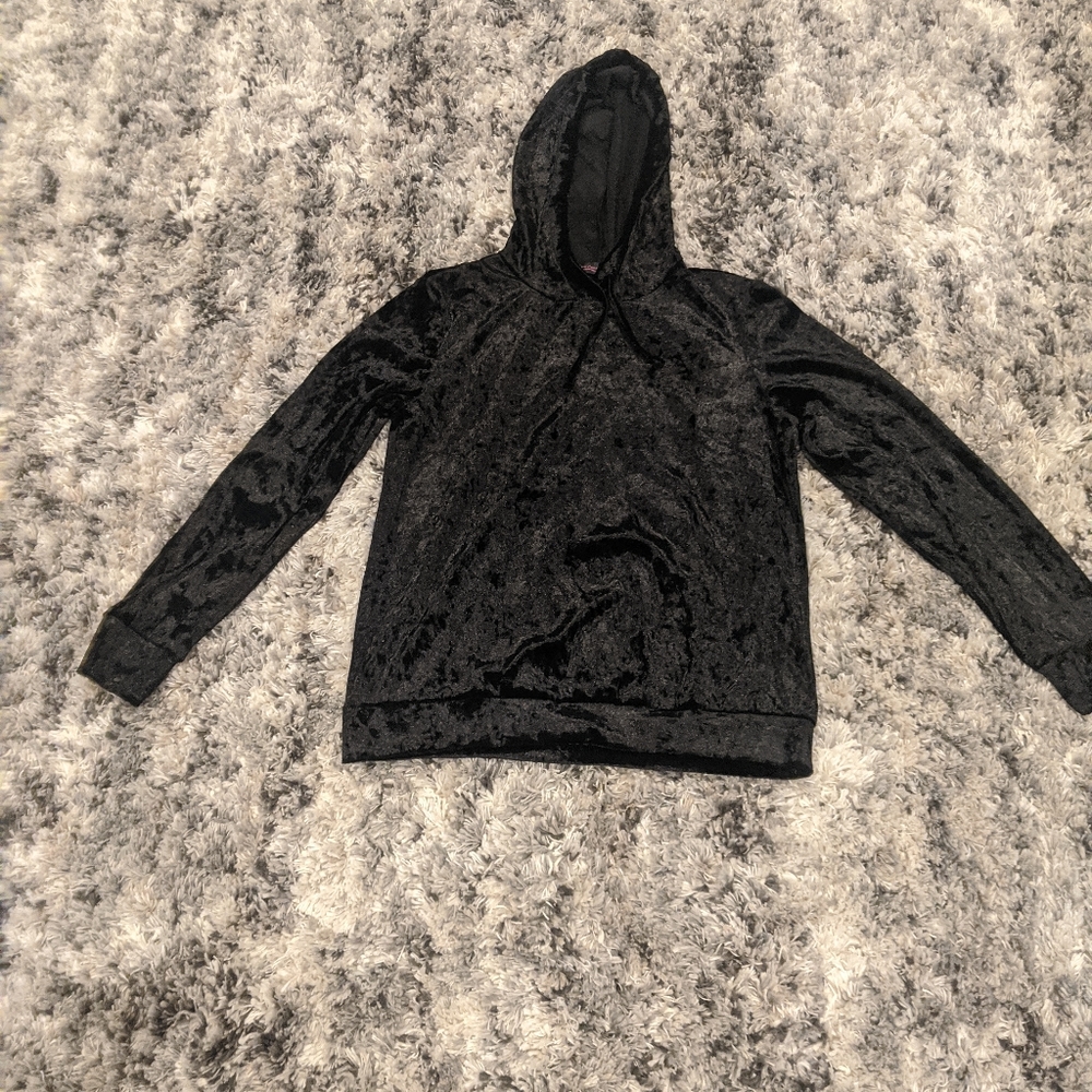 Velour hoodie